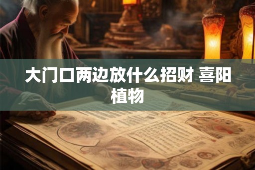 大门口两边放什么招财 喜阳植物 大门口两边放什么招财 喜阳植物