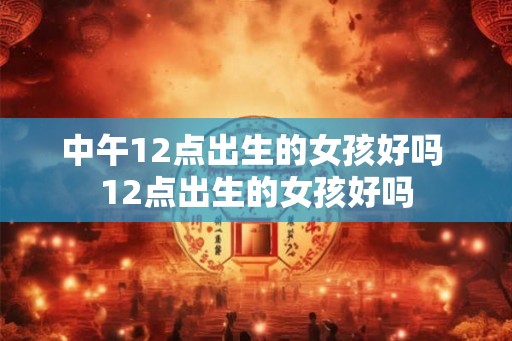 中午12点出生的女孩好吗 12点出生的女孩好吗