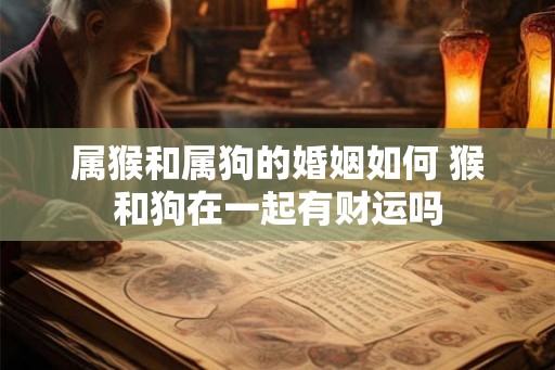 属猴和属狗的婚姻如何 猴和狗在一起有财运吗