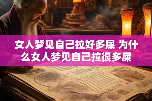 女人梦见自己拉好多屎 为什么女人梦见自己拉很多屎 女人梦见自己拉好多屎 为什么女人梦见自己拉很多屎