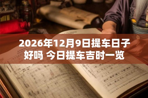 2026年12月9日提车日子好吗 今日提车吉时一览