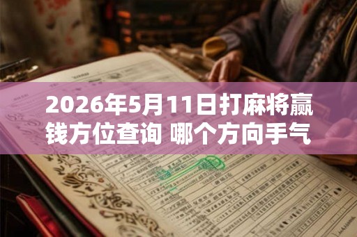 2026年5月11日打麻将赢钱方位查询 哪个方向手气佳 2026年5月11日打麻将赢钱方位查询 哪个方向手气佳