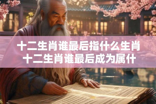 十二生肖谁最后指什么生肖 十二生肖谁最后成为属什么生肖