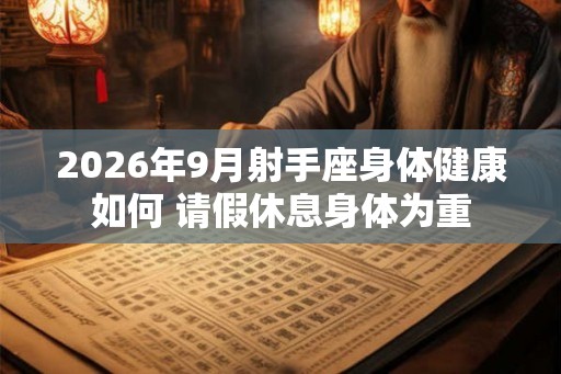 2026年9月射手座身体健康如何 请假休息身体为重