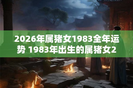2026年属猪女1983全年运势 1983年出生的属猪女2026全年运势如何 2026年属猪女1983全年运势 1983年出生的属猪女2026全年运势如何