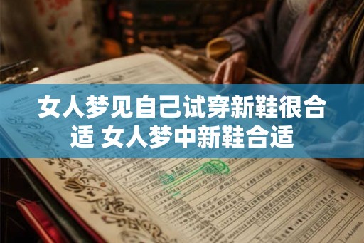 女人梦见自己试穿新鞋很合适 女人梦中新鞋合适