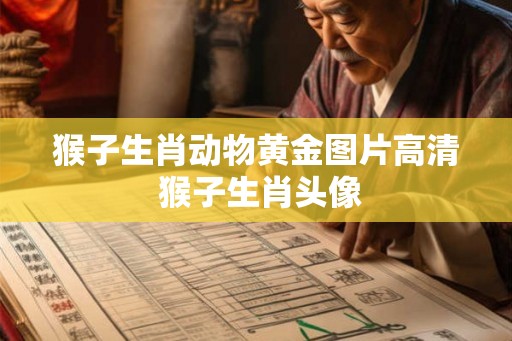 猴子生肖动物黄金图片高清 猴子生肖头像