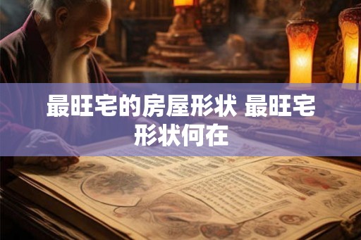 最旺宅的房屋形状 最旺宅形状何在