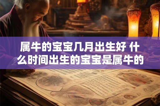 属牛的宝宝几月出生好 什么时间出生的宝宝是属牛的