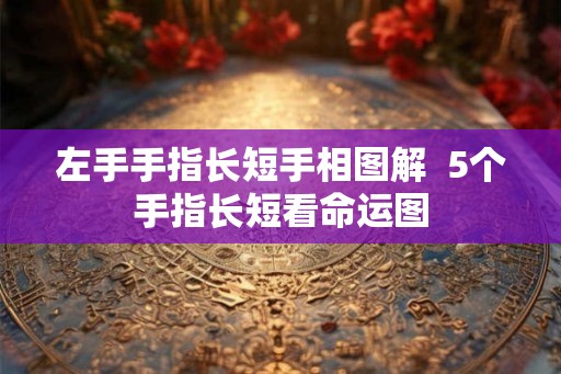 左手手指长短手相图解  5个手指长短看命运图
