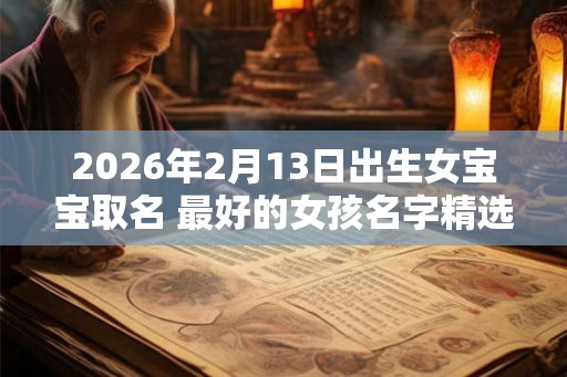 2026年2月13日出生女宝宝取名 最好的女孩名字精选