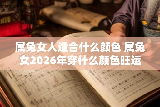 属兔女人适合什么颜色 属兔女2026年穿什么颜色旺运