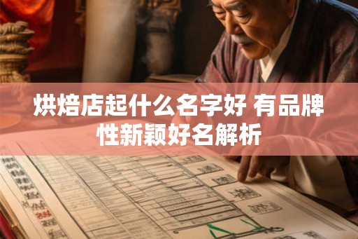 烘焙店起什么名字好 有品牌性新颖好名解析 烘焙店起什么名字好 有品牌性新颖好名解析
