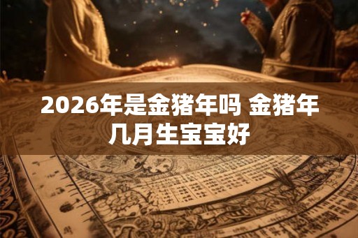 2026年是金猪年吗 金猪年几月生宝宝好