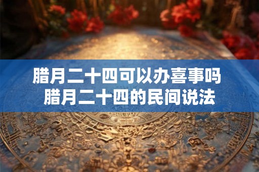 腊月二十四可以办喜事吗 腊月二十四的民间说法