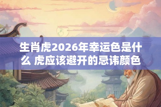 生肖虎2026年幸运色是什么 虎应该避开的忌讳颜色
