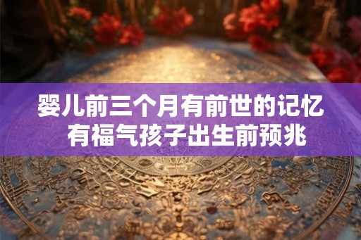 婴儿前三个月有前世的记忆  有福气孩子出生前预兆