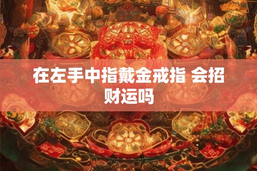 在左手中指戴金戒指 会招财运吗