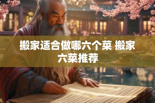搬家适合做哪六个菜 搬家六菜推荐