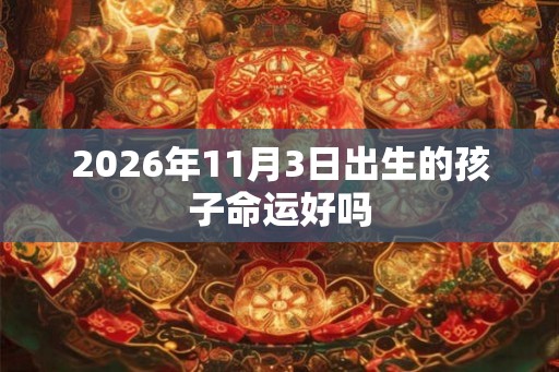 2026年11月3日出生的孩子命运好吗 2026年11月3日出生的孩子命运好吗