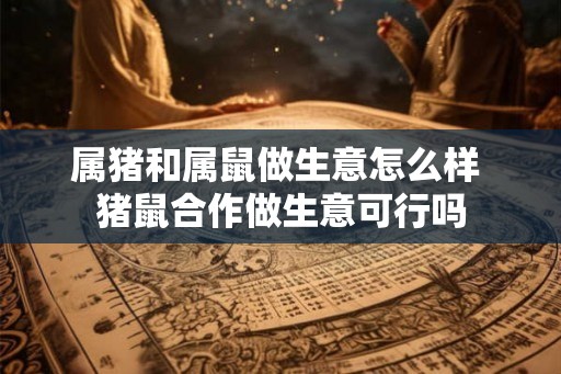 属猪和属鼠做生意怎么样 猪鼠合作做生意可行吗