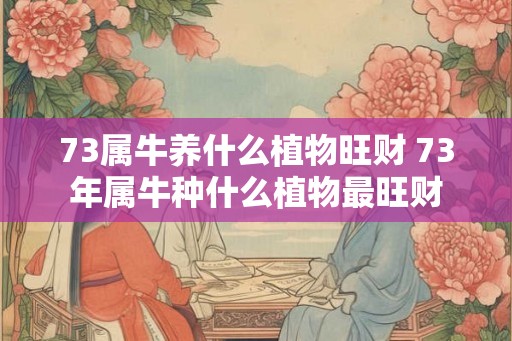 73属牛养什么植物旺财 73年属牛种什么植物最旺财 73属牛养什么植物旺财 73年属牛种什么植物最旺财