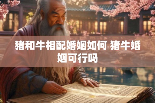 猪和牛相配婚姻如何 猪牛婚姻可行吗