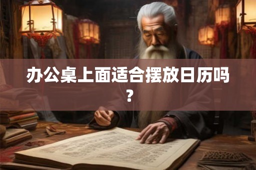 办公桌上面适合摆放日历吗？
