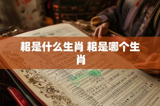 耜是什么生肖 耜是哪个生肖 耜是什么生肖 耜是哪个生肖