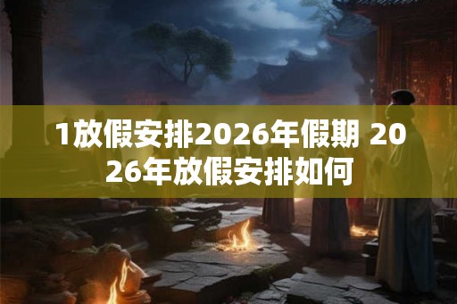 1放假安排2026年假期 2026年放假安排如何