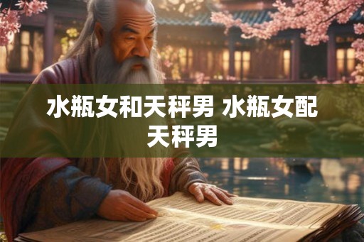 水瓶女和天秤男 水瓶女配天秤男