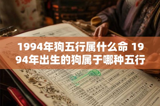 1994年狗五行属什么命 1994年出生的狗属于哪种五行命
