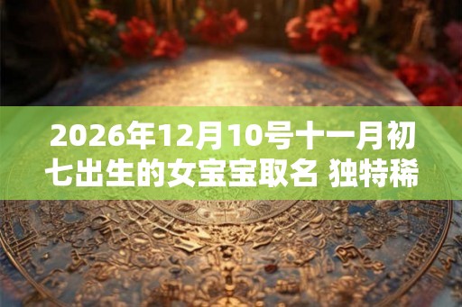 2026年12月10号十一月初七出生的女宝宝取名 独特稀有