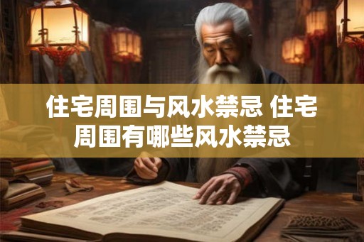 住宅周围与风水禁忌 住宅周围有哪些风水禁忌