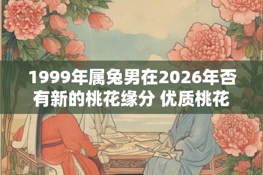 1999年属兔男在2026年否有新的桃花缘分 优质桃花喜上眉梢