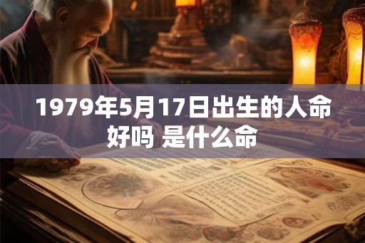 1979年5月17日出生的人命好吗 是什么命