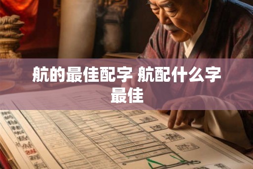 航的最佳配字 航配什么字最佳