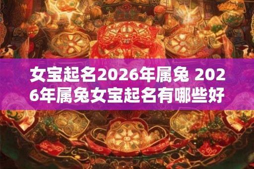 女宝起名2026年属兔 2026年属兔女宝起名有哪些好方式
