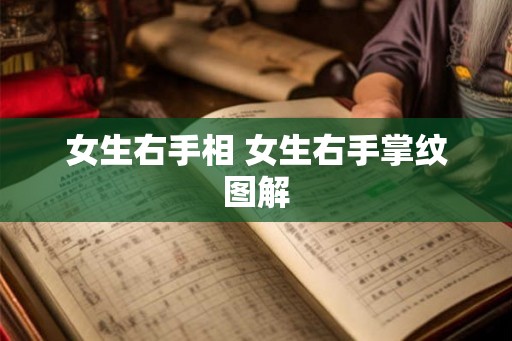 女生右手相 女生右手掌纹图解 女生右手相 女生右手掌纹图解