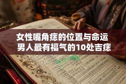 女性嘴角痣的位置与命运 男人最有福气的10处吉痣 女性嘴角痣的位置与命运 男人最有福气的10处吉痣