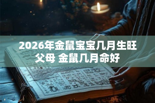 2026年金鼠宝宝几月生旺父母 金鼠几月命好