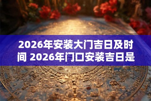 2026年安装大门吉日及时间 2026年门口安装吉日是什么