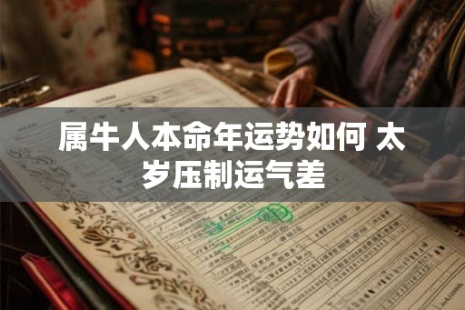 属牛人本命年运势如何 太岁压制运气差