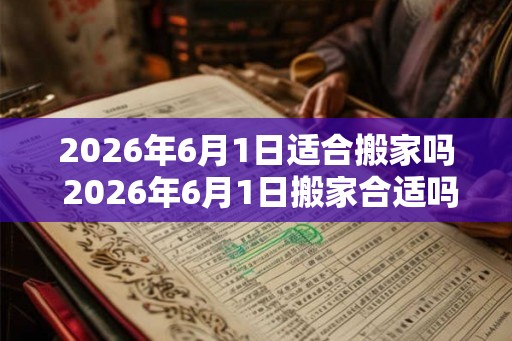 2026年6月1日适合搬家吗 2026年6月1日搬家合适吗