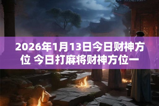 2026年1月13日今日财神方位 今日打麻将财神方位一览表 2026年1月13日今日财神方位 今日打麻将财神方位一览表