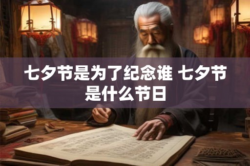 七夕节是为了纪念谁 七夕节是什么节日