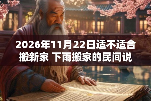 2026年11月22日适不适合搬新家 下雨搬家的民间说法