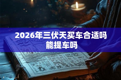 2026年三伏天买车合适吗 能提车吗
