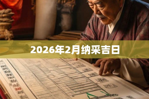 2026年2月纳采吉日 2026年2月纳采吉日
