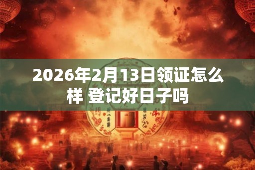 2026年2月13日领证怎么样 登记好日子吗 2026年2月13日领证怎么样 登记好日子吗